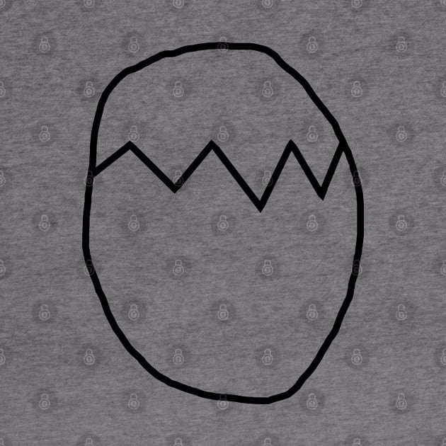 Minimal Easter Egg by ellenhenryart